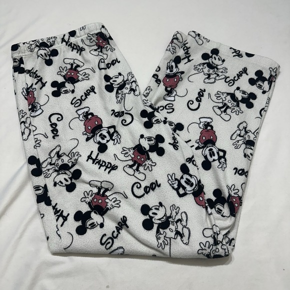 Disney Mickey Mouse Pajama Pants Lounge Sleepwear Adult Large - Picture 2 of 9